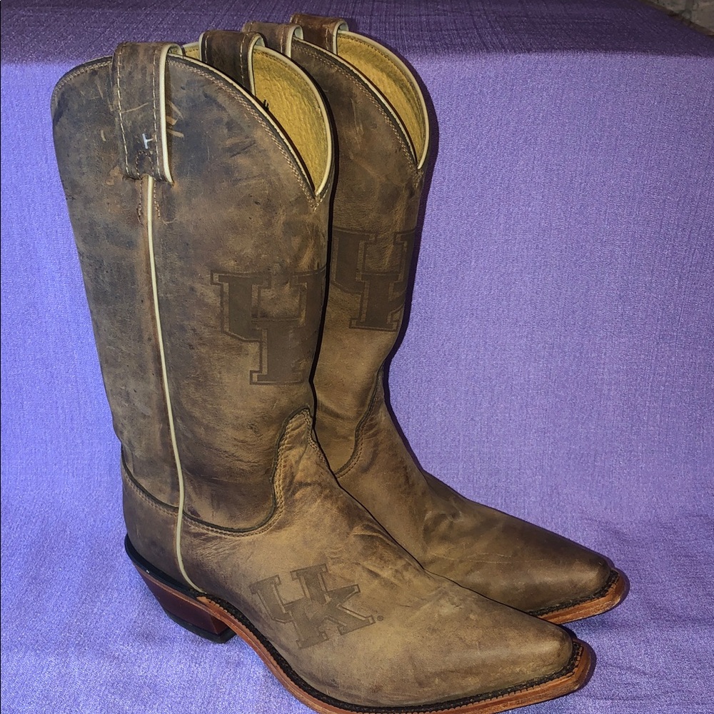 Used Women’s Nocona University Of Kentucky Boots Size 8.5B LDUK11